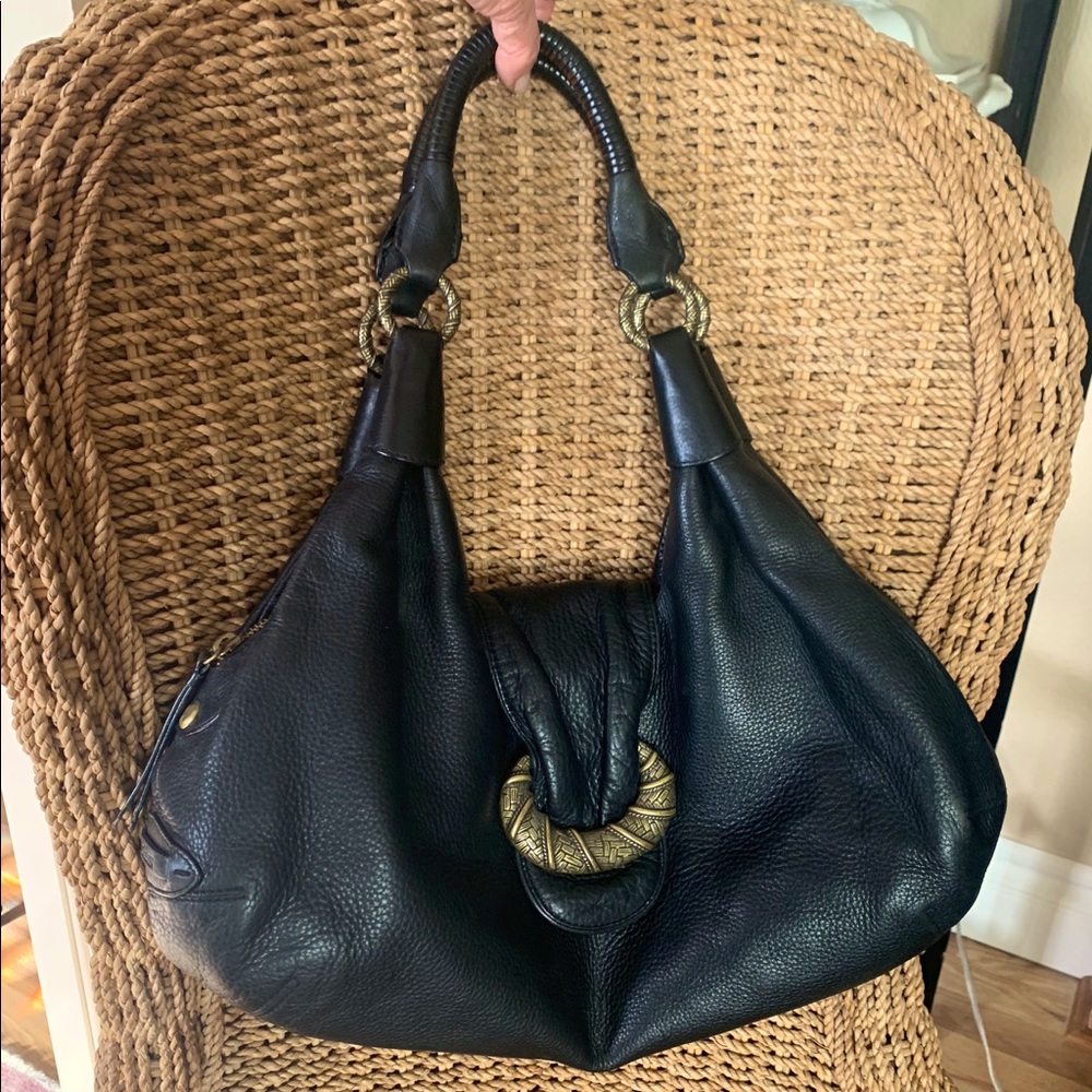 ColeHann Black Leather (Satchel) Bag